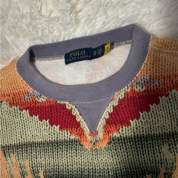 Polo Ralph Lauren Sweater Womens Printed Knit Aztec Size: XS - Picture 5 of 5